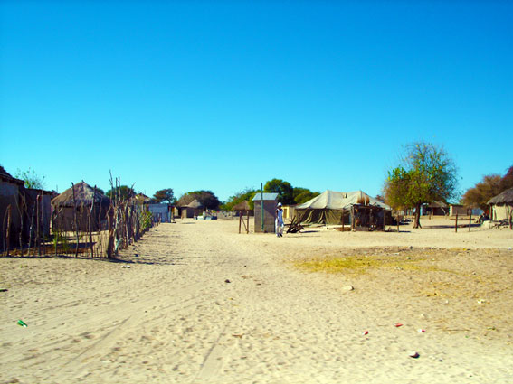 village in botswana