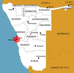 Walvis Bay location