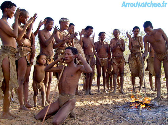 Bushman ritual dance