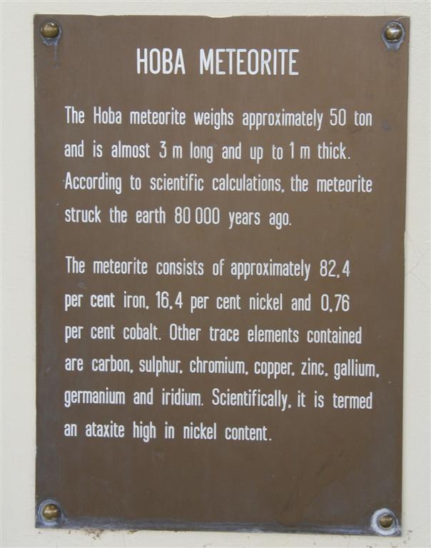 hoba meteorit