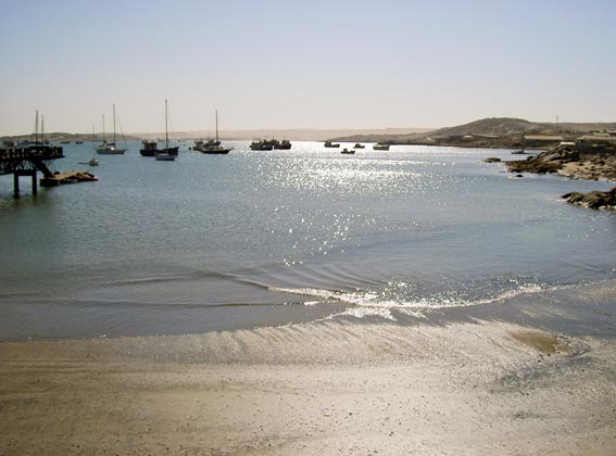 Fishing port of Luderitz