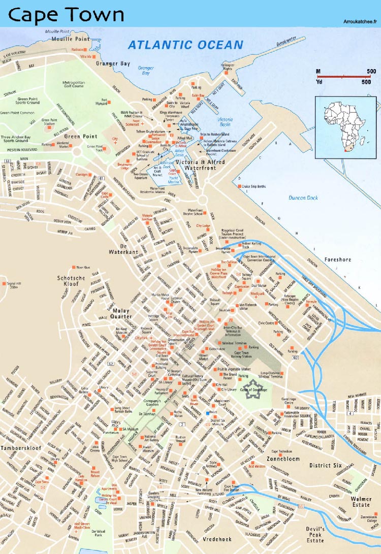 Cape Town map