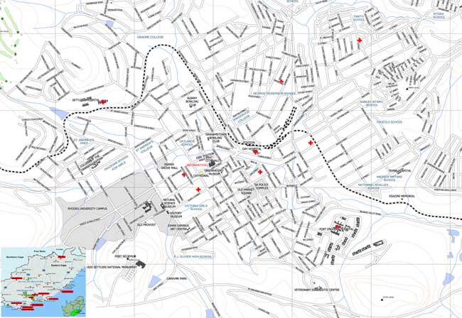 Grahamstown map