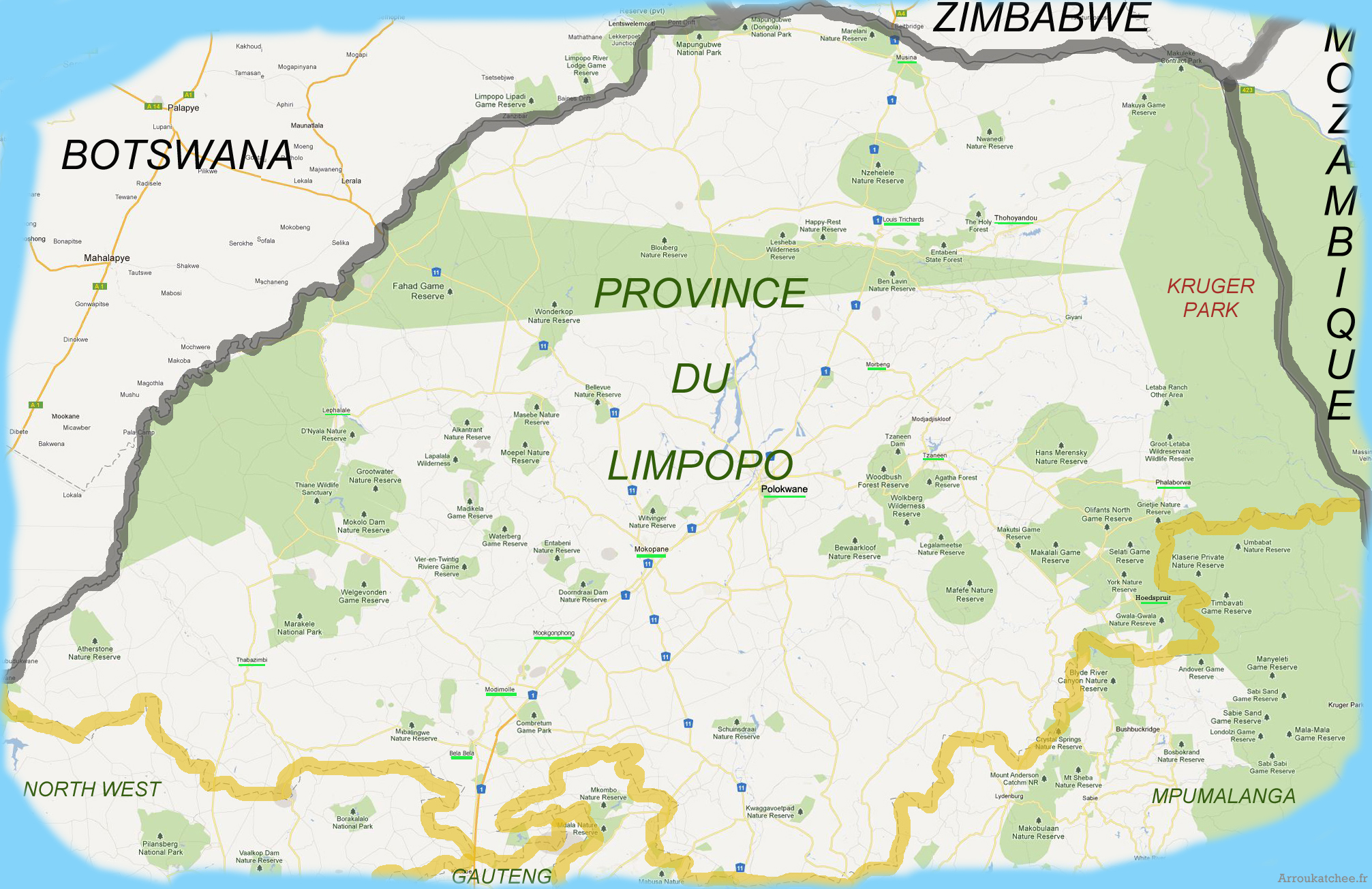Limpopo Province Travel Guide Accommodation Tourist Information 
