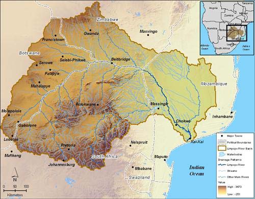 topography of limpopo