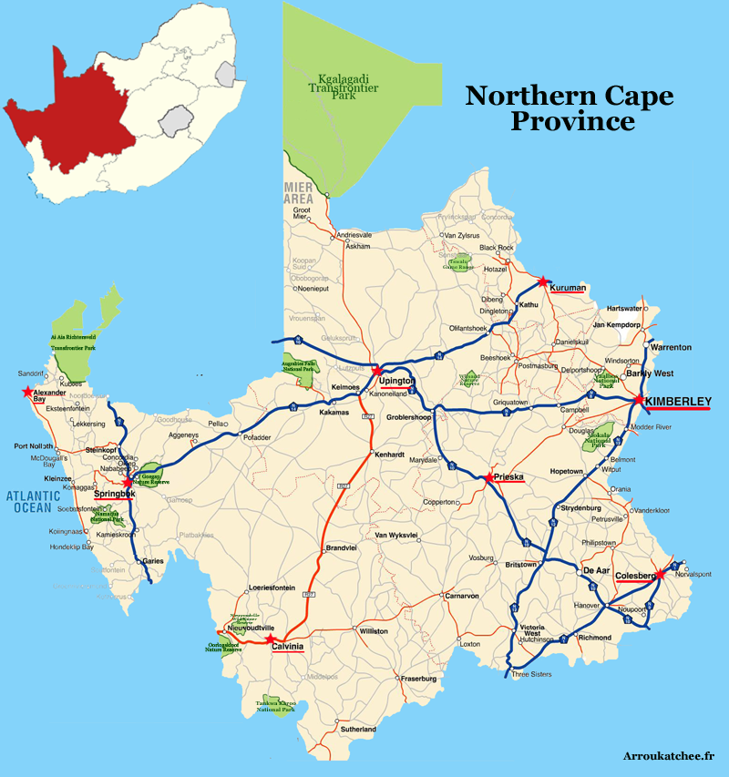 Map of Northern-Cape