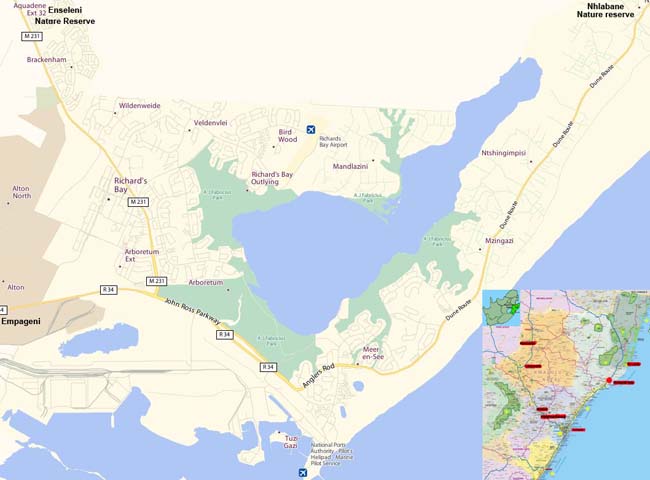 Richards Bay map